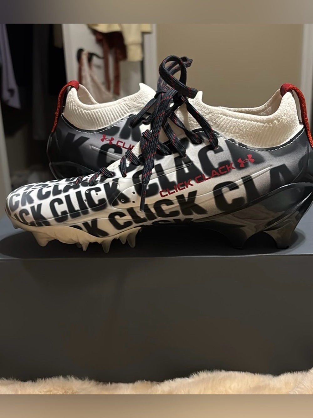 Under Armour UA Spotlight Pro “Click Clack” football cleats